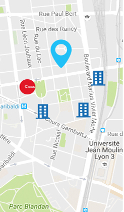 Recherche les locations etudiantes à proximité