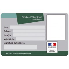 Cration carte dtudiant europenne