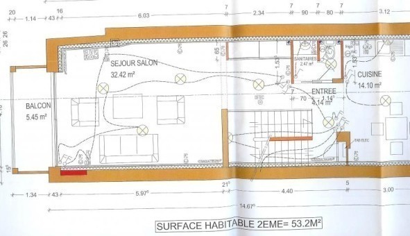 Logement tudiant Duplex à Anglure sous Dun (71170)