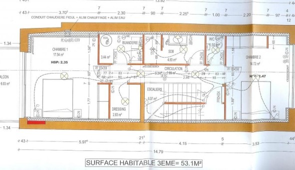 Logement tudiant Duplex à Anglure sous Dun (71170)
