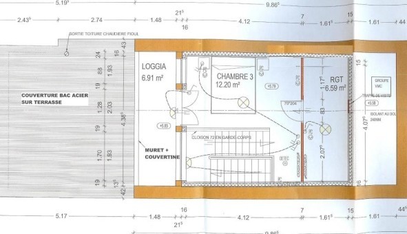 Logement tudiant Duplex à Anglure sous Dun (71170)