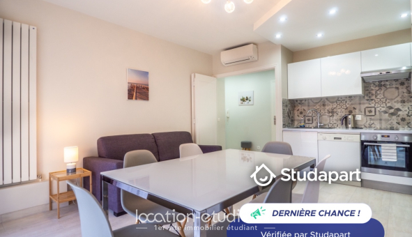 Logement étudiant T3 &agrave; Antibes (06160)