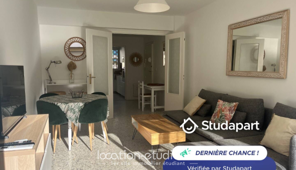 Logement étudiant T3 &agrave; Antibes (06160)