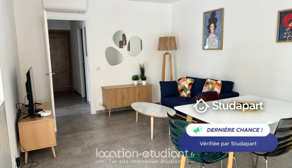 Logement étudiant T3 &agrave; Antibes (06160)