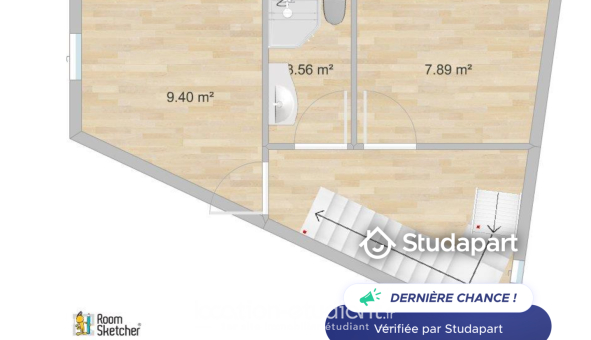 Logement étudiant T3 &agrave; Bidart (64210)