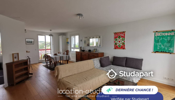 Logement étudiant T2 &agrave; Bidart (64210)
