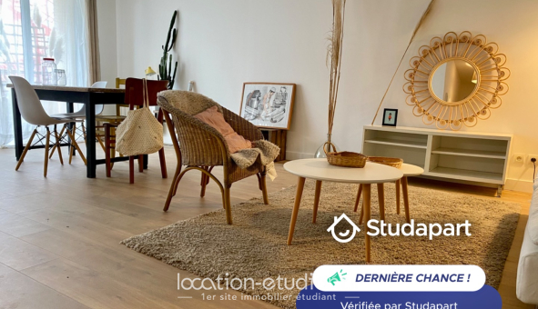 Logement étudiant T3 &agrave; Bordeaux (33300)