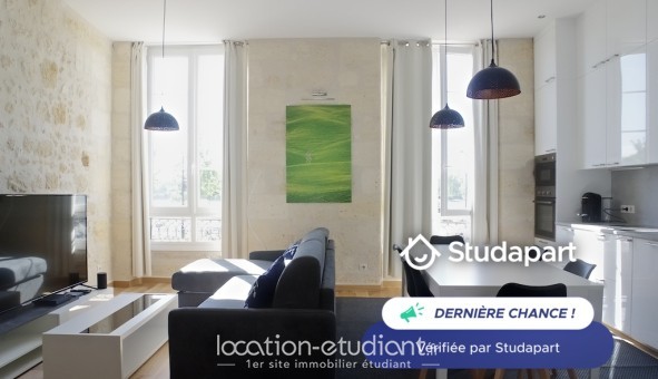 Logement étudiant T3 &agrave; Bordeaux (33300)