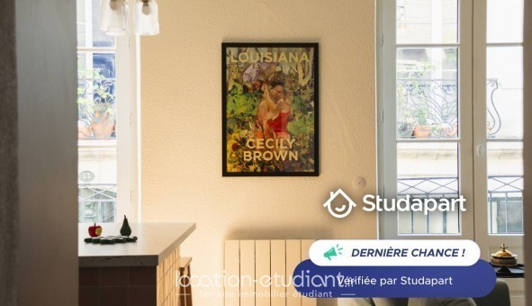 Logement étudiant T3 &agrave; Bordeaux (33300)
