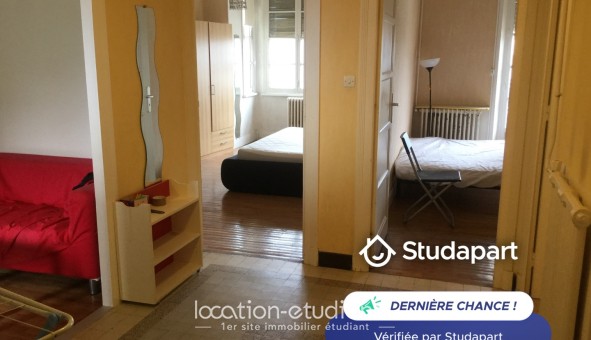 Logement étudiant T3 &agrave; Grenoble (38000)