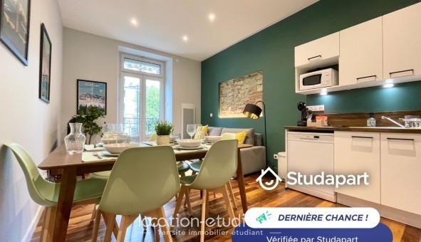 Logement étudiant T3 &agrave; Grenoble (38000)
