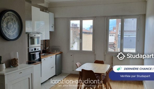 Logement étudiant T3 &agrave; Grenoble (38000)
