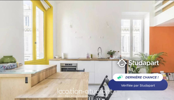 Logement étudiant T3 &agrave; Marseille 06ème arrondissement (13006)