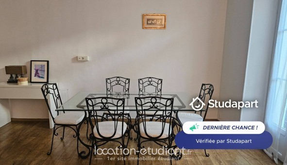 Logement étudiant T3 &agrave; Nice (06100)