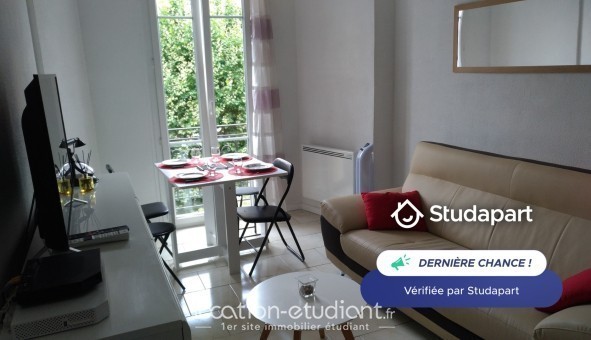 Logement étudiant T3 &agrave; Nice (06100)