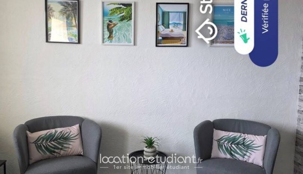 Logement étudiant T3 &agrave; Nice (06100)
