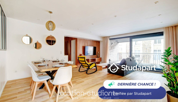 Logement étudiant T3 &agrave; Pantin (93500)