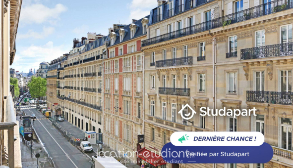 Logement étudiant T3 &agrave; Paris 08ème arrondissement (75008)