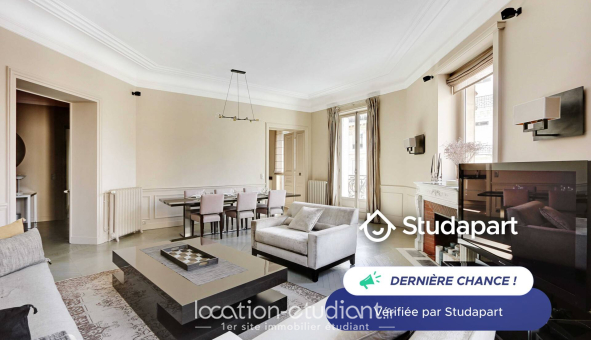 Logement étudiant T3 &agrave; Paris 08ème arrondissement (75008)