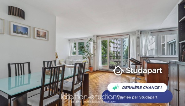 Logement étudiant T3 &agrave; Paris 13ème arrondissement (75013)