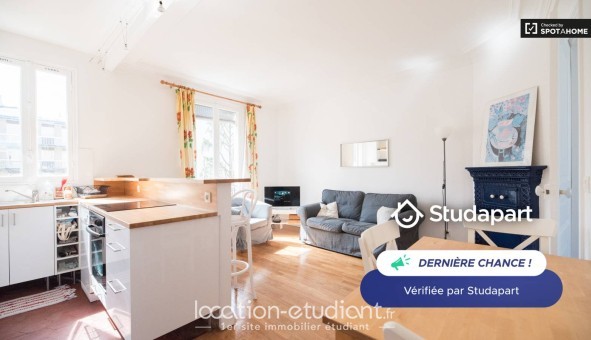 Logement étudiant T3 &agrave; Paris 14ème arrondissement (75014)