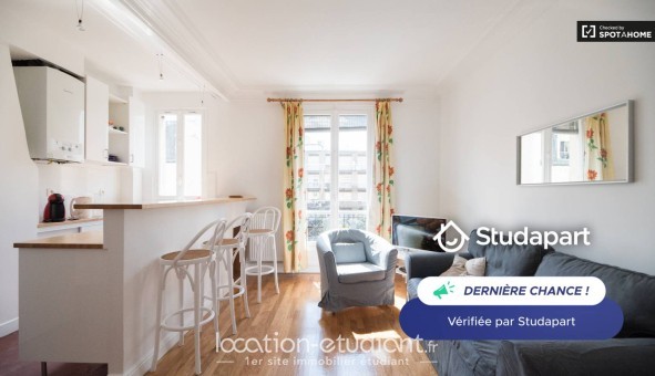 Logement étudiant T3 &agrave; Paris 14ème arrondissement (75014)