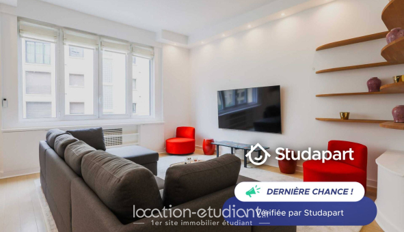 Logement étudiant T3 &agrave; Paris 16ème arrondissement (75016)
