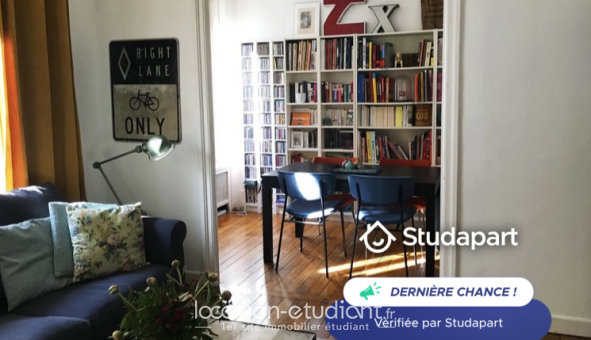 Logement étudiant T3 &agrave; Reims (51100)