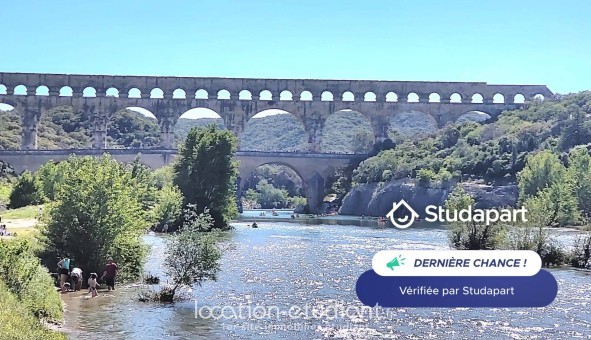 Logement étudiant T3 &agrave; Remoulins (30210)