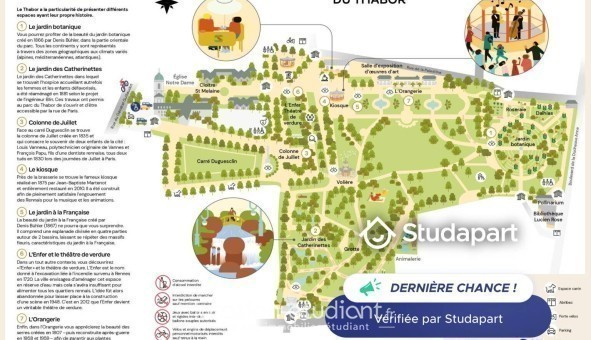 Logement étudiant T3 &agrave; Rennes (35000)