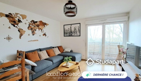 Logement étudiant T3 &agrave; Saint André lez Lille (59350)