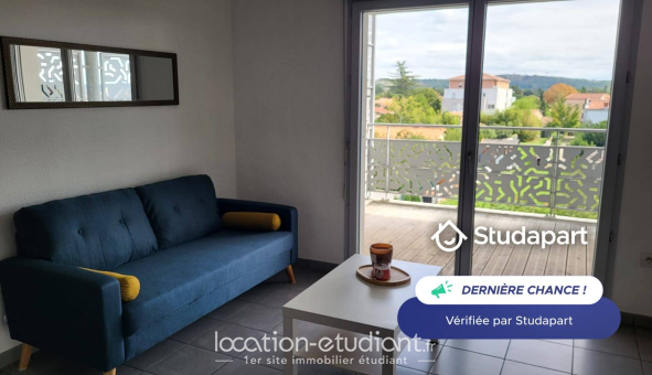 Logement étudiant T3 &agrave; Toulouse (31500)