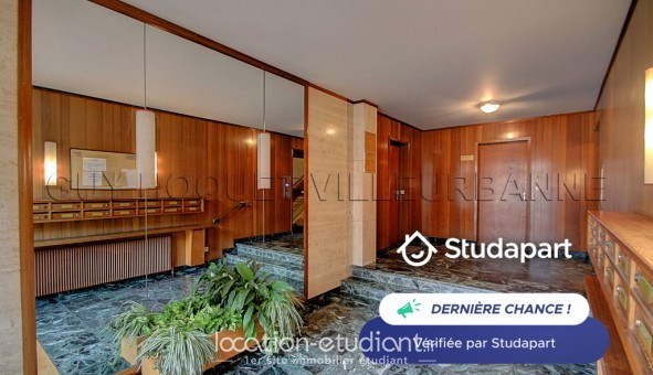Logement étudiant T3 &agrave; Villeurbanne (69100)