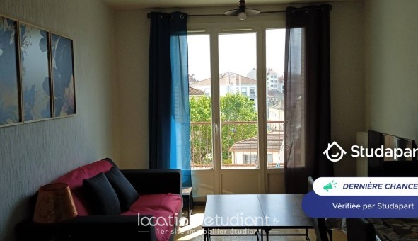 Logement étudiant T3 &agrave; Villeurbanne (69100)