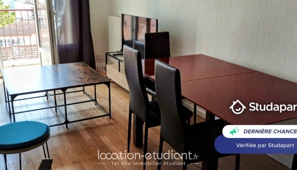 Logement étudiant T3 &agrave; Villeurbanne (69100)
