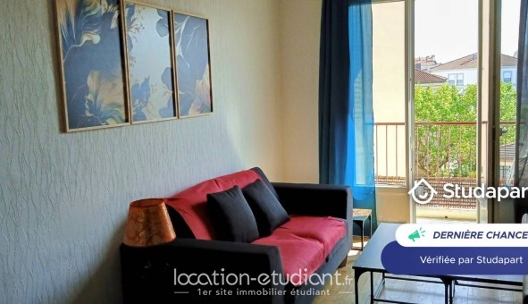 Logement étudiant T3 &agrave; Villeurbanne (69100)