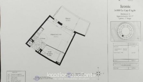 Logement tudiant Studio à Agde (34300)