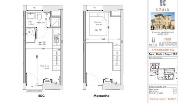 Logement tudiant Location Studio Vide Aigaliers (30700)