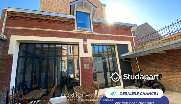 Logement tudiant Location Studio Meublé Amiens (80090)