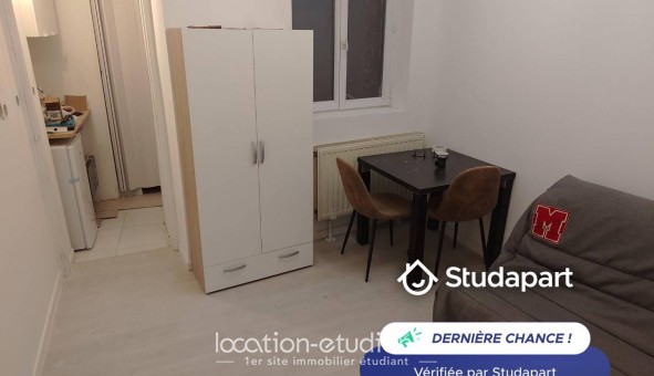 Logement tudiant Location Studio Meublé Amiens (80090)