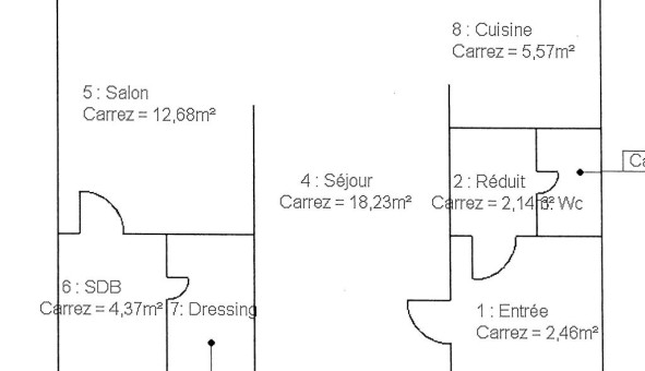 Logement tudiant Studio à Amiens (80090)