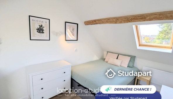 Logement �tudiant Location Studio Meubl&eacute; Amiens (80090)