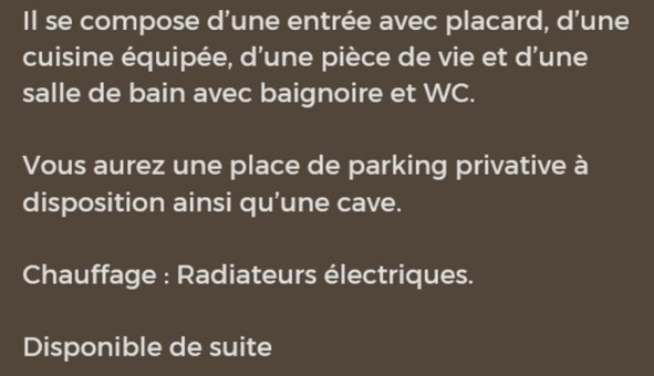Logement tudiant Studio à Andelarre (70000)