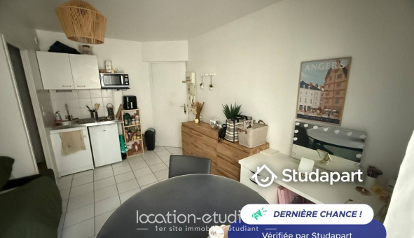 Logement étudiant Location Studio Meublé Angers (49000)