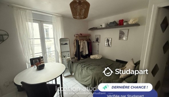 Logement tudiant Studio à Angers (49000)