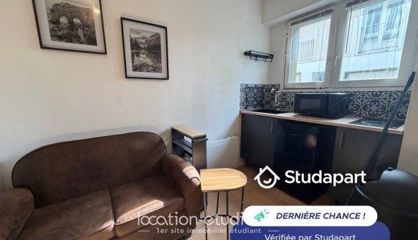 Logement �tudiant Location Studio Meubl&eacute; Angers (49000)