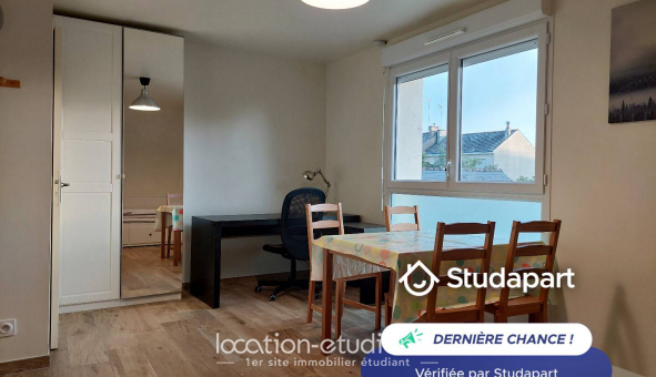 Logement �tudiant Studio &agrave; Angers (49000)