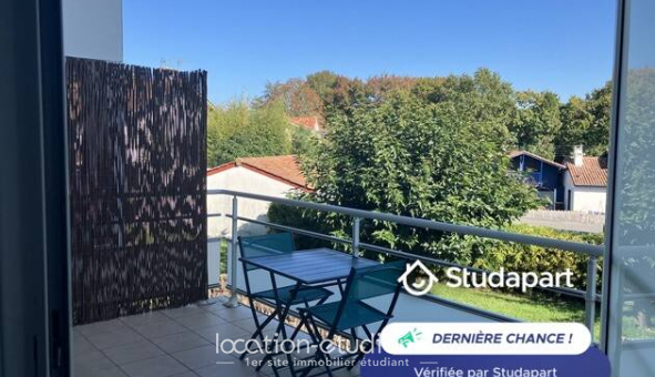 Logement tudiant Studio à Anglet (64600)