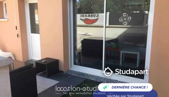 Logement �tudiant Studio &agrave; Anglet (64600)