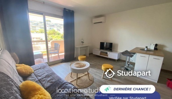 Logement étudiant Studio à Antibes (06160)